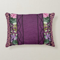 Tapiz Vintage Victoriano Morado Floral