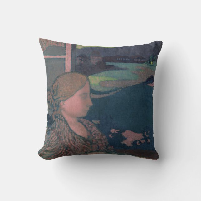 Cojín Decorativo Tarde, c.1894 (Anverso)