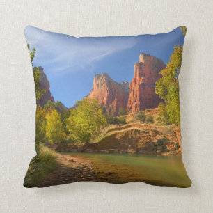 Cojín Decorativo Tarde En El Parque Nacional De Zion