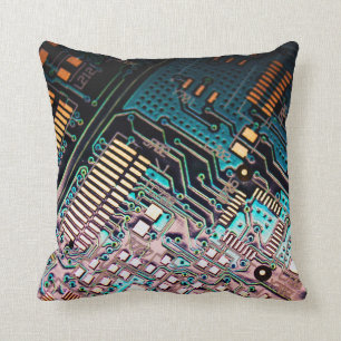 Cojín Decorativo Tarjeta de circuito de tecnología