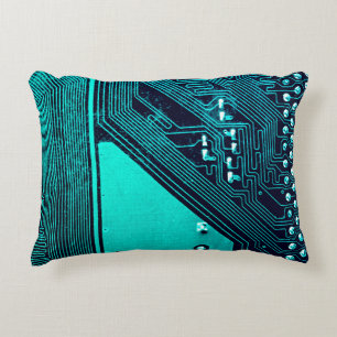 Cojín Decorativo Tarjeta de circuitos. Tecnología electrónica de ha