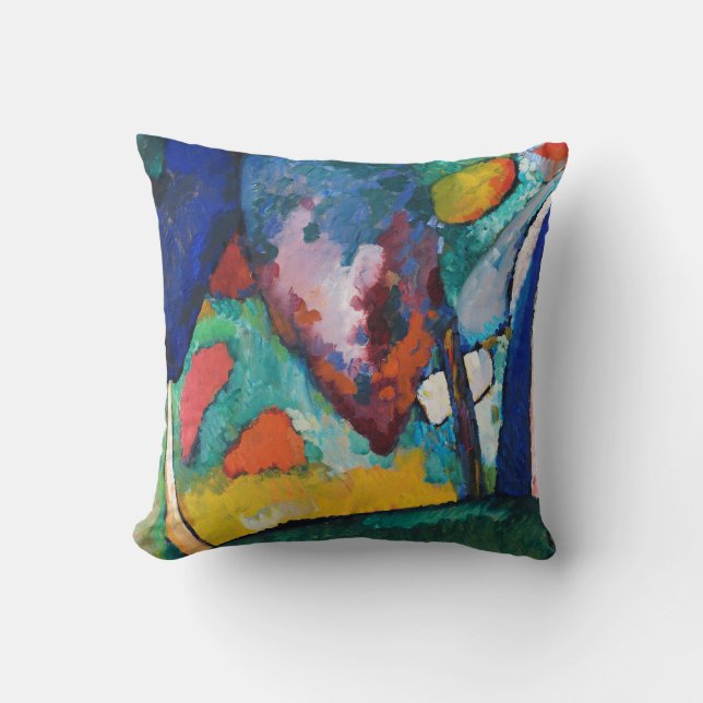 COJÍN DECORATIVO TARJETA DE IDENTIFICACIÓN: KANDINSKY : LA CAÍDA DE (Anverso)