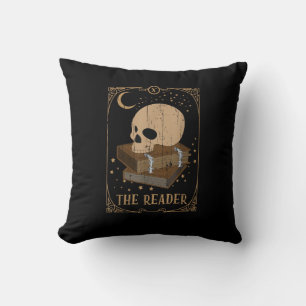 Cojín Decorativo Tarjeta de Lector de Libros Pagan Goblincore Gótic