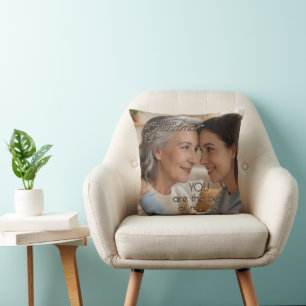 Cojín Decorativo Tarjeta del Día de la Madre + tu texto y foto