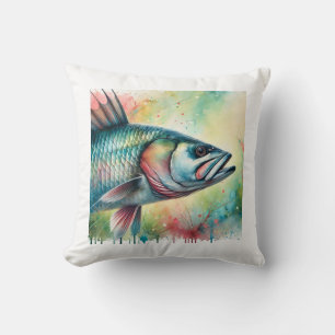 Cojín Decorativo Tarpon Characiformes 060724AREF110 - Watercolor