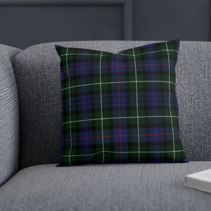 Cojín Decorativo Tartan Clan MacKenzie Morado Verde Rústico