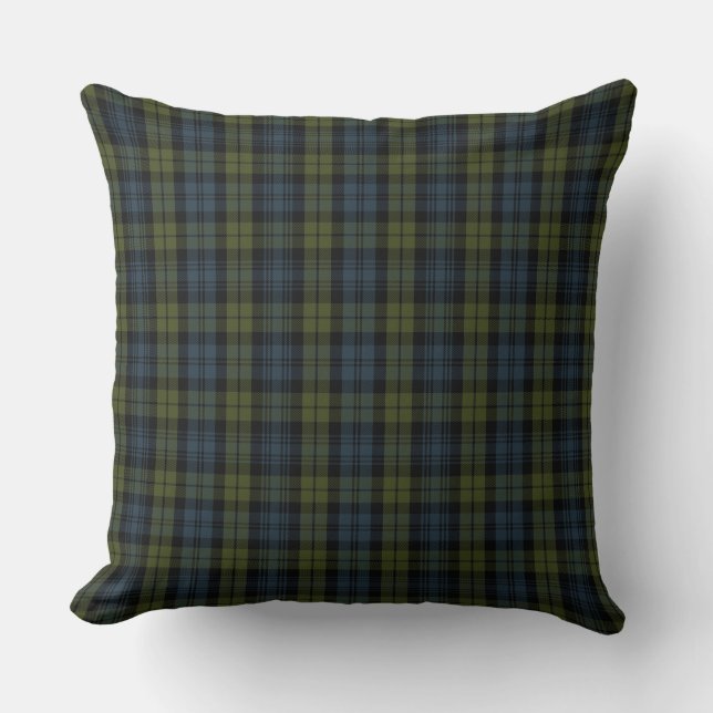 Cojín Decorativo Tartan del Clan Campbell (Anverso)