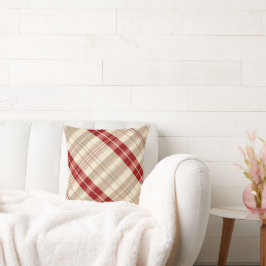 Cojín Decorativo Tartán Diagonal
