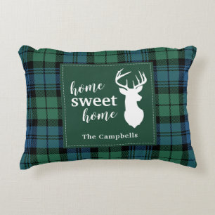 Cojín Decorativo Tartan Navidad Clan Campbell Plaid Personalizado
