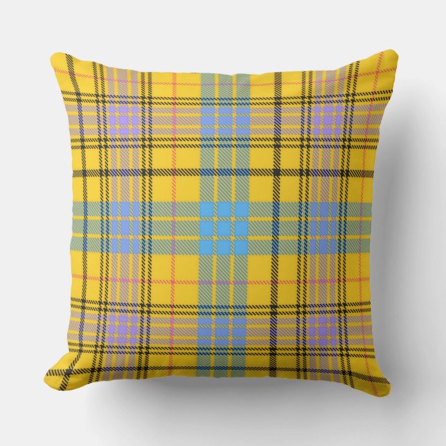 COJÍN DECORATIVO TARTAN PATTERN 11 (Anverso)