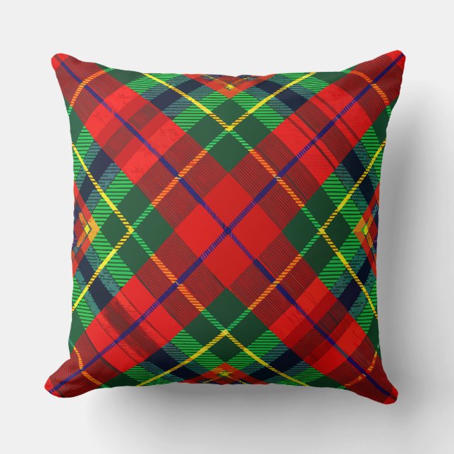 Cojín Decorativo Tartan Plaid (Anverso)