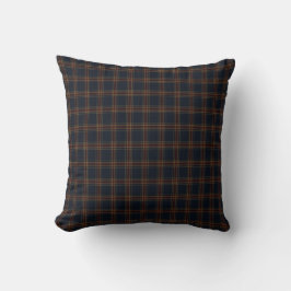 Cojín Decorativo Tartan Plaid Burgundy Heritage | Lujo Dinero Antig