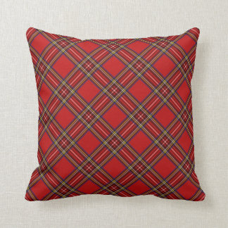 Cojín Decorativo Tartán rojo