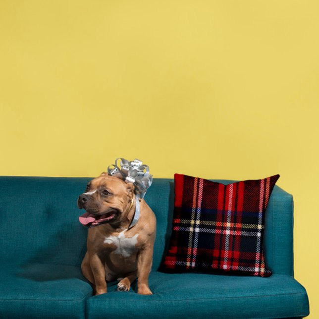 Cojín Decorativo Tartán rojo (Subido por el creador)