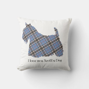Cojín Decorativo Tartan Thomson Terrier Escocés