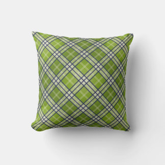 Cojín Decorativo Tartán verde