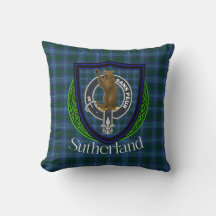 Tartan y Cresta del Clan Escocés Sutherland