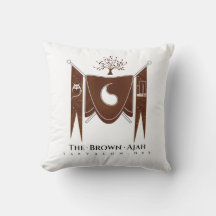 TarValon.Net Banner Brown Regalia Pillow