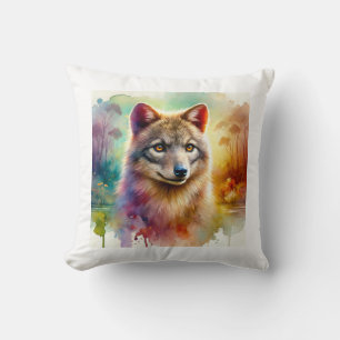 Cojín Decorativo Tasmanian Wolf 210724AREF151 - Watercolor