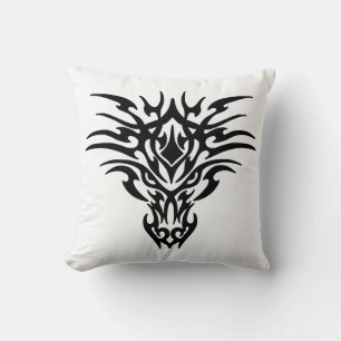 Cojín Decorativo Tatuaje-Dragón-Rostro