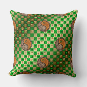 Cojín Decorativo Tauro & Rata de Madera