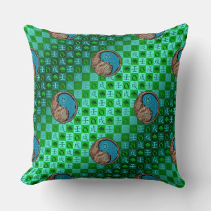 Cojín Decorativo Tauro y Perro de Agua