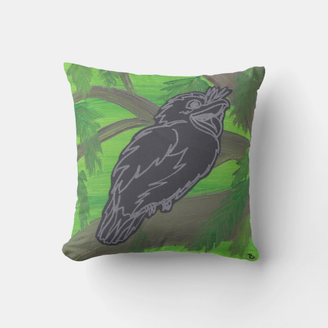 Cojín Decorativo Tawny Frogmouth TWIS Pillow (Anverso)