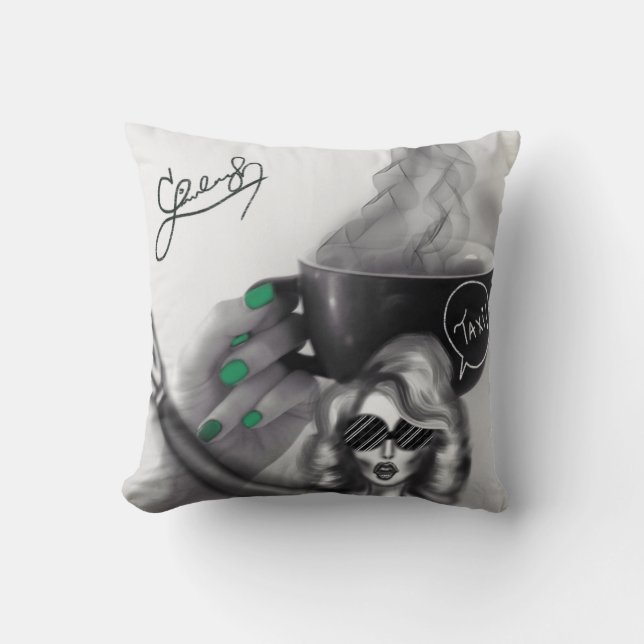 Cojín Decorativo ¡Taxi! (Anverso)