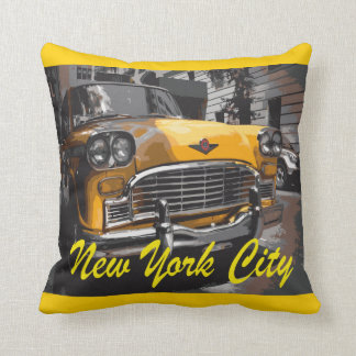 Cojín Decorativo Taxi amarillo de Nueva York