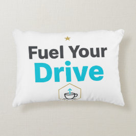 Cojín Decorativo Taza de café motivacional 'Impulsa tu energía' - I