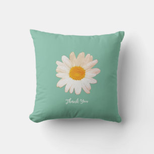 Cojín Decorativo Taza de flor de margarita – Botánica veraniega aco
