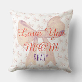 Cojín Decorativo Te Ama Mamá Día de la Madre Moderno Único Elegante