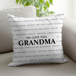 Cojín Decorativo Te Aman Los Nombres Personalizados De Niños De La 