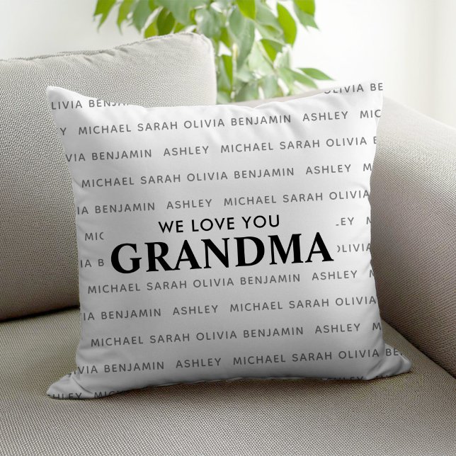 Cojín Decorativo Te Aman Los Nombres Personalizados De Niños De La  (Subido por el creador)