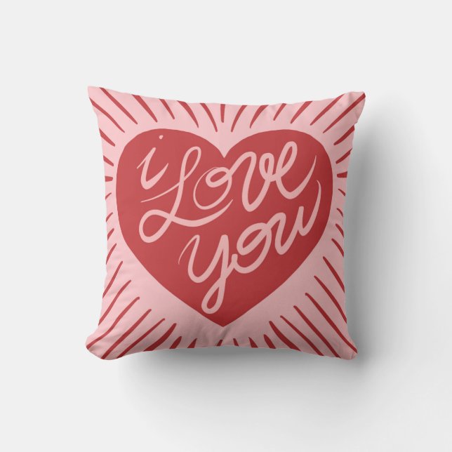 Cojín Decorativo Te amo (Anverso)