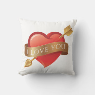 Cojín Decorativo Te Amo 7 Heart Pillow