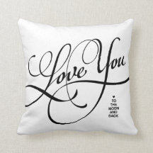 TE AMO A LA LUNA Y A LA ESPALDA | PILLOW