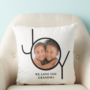 Cojín Decorativo Te Amo Abuela Foto Personalizada