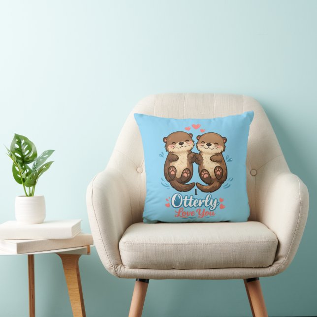 Cojín Decorativo Te amo completamente (Silla)
