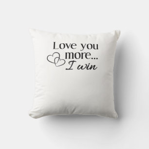 Cojín Decorativo Te Amo Diseño Mínimo Sentido