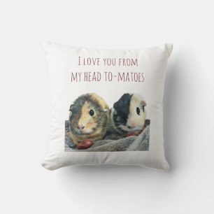 Cojín Decorativo Te Amo Guinea Cerdo Pillow