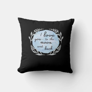 Cojín Decorativo Te Amo Hasta La Luna Y De Regreso Diseño Sentiment