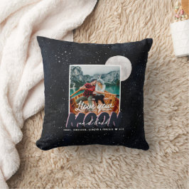 Cojín Decorativo Te Amo Hasta La Luna Y De Regreso | Foto De Pareja