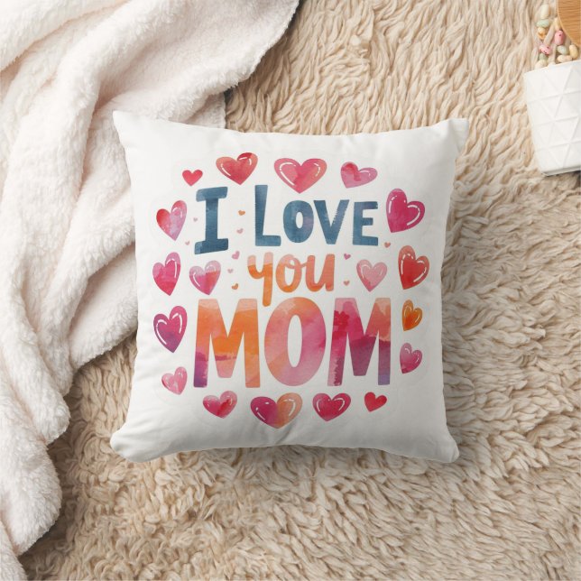 Cojín Decorativo Te Amo Mamá  (Manta)