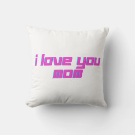 Cojín Decorativo Te Amo Mamá – Diseño Dulce de Amor Materno