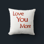 Cojín Decorativo Te Amo Más Diseño De Amor Elegante<br><div class="desc">Cita de amor elegante creada con detalles refinados,  ideal para bodas,  aniversarios o acentos de hogar elegantes.</div>