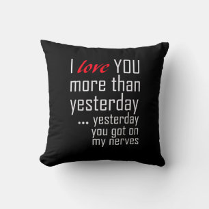 Cojín Decorativo Te Amo Más Que Ayer Diseño Romántico