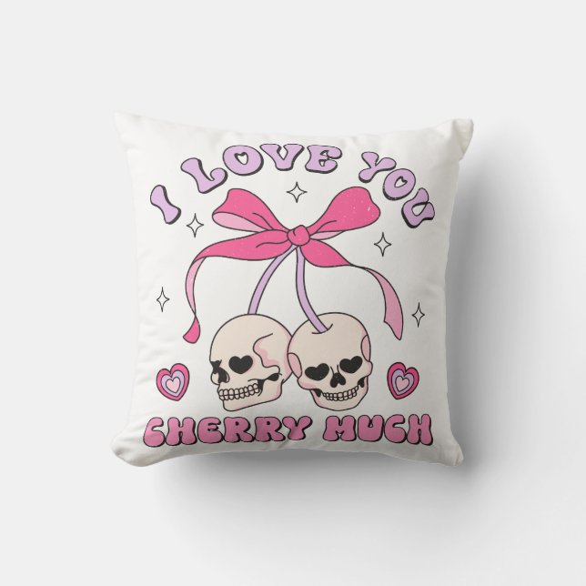 Cojín Decorativo Te Amo Mucho (Anverso)