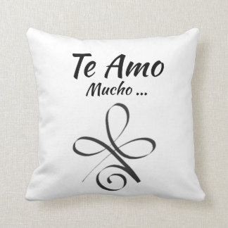 Cojín Decorativo Te Amo Mucho (Pillow)