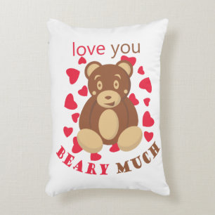 Cojín Decorativo Te amo mucho por el Día de San Valentín